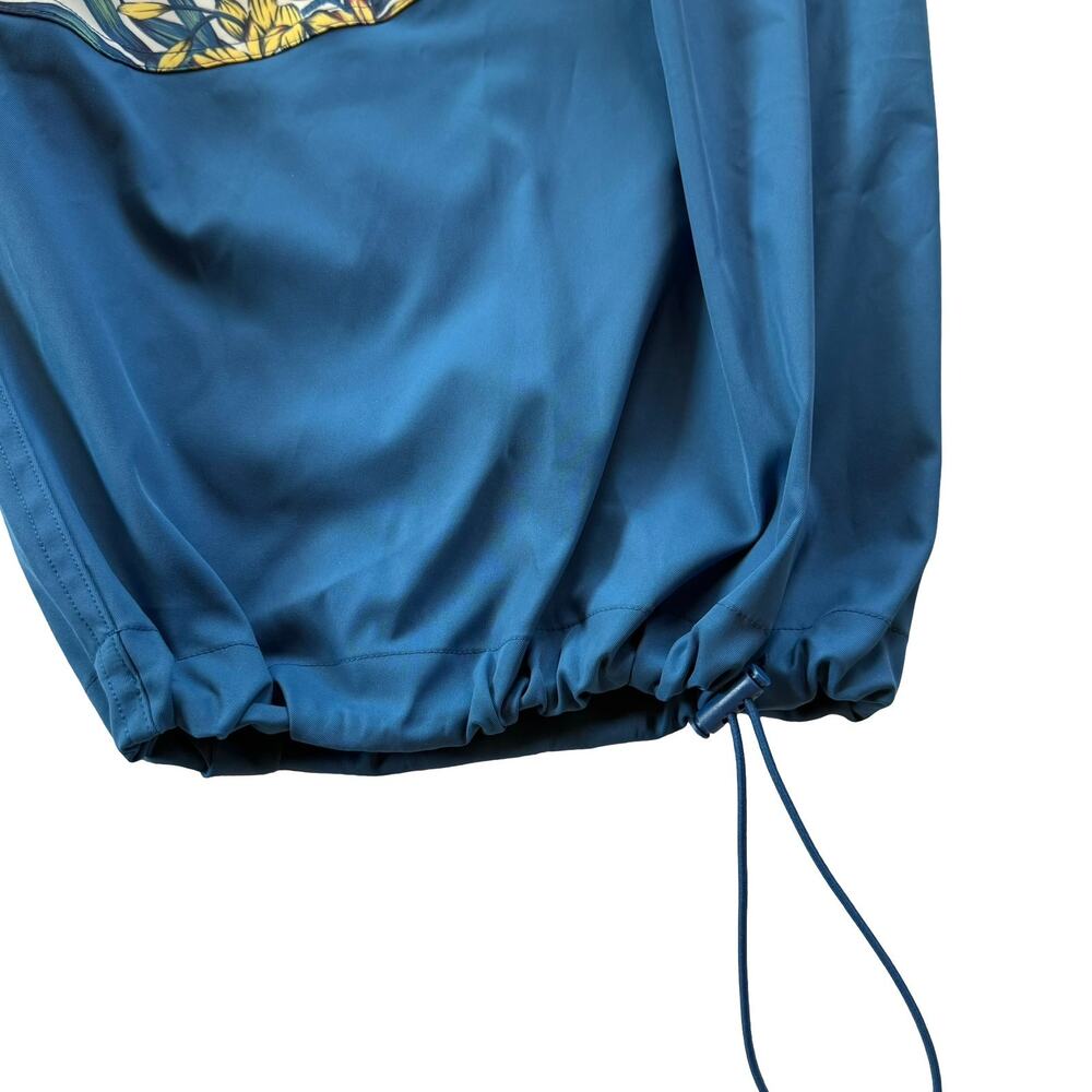 NWT Adidas X Farm Rio Premium Blue Parrot Wide Leg Pants Sample Size Small - Picture 3 of 9